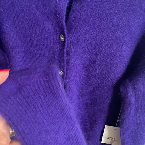 Moda International Purple Women's Cardigan L - Picture 6 of 7